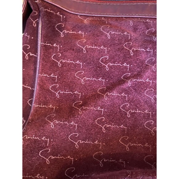 Givenchy Shoulder Bag Suede Leather Red Purse Made in Spain - Picture 5 of 12